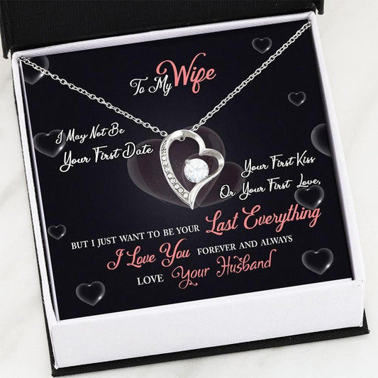 Heart Bubble Forever Love Necklace Gift For Wife Your Last Everything