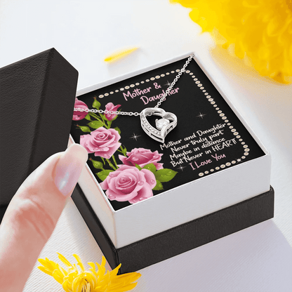 Birthday Gift For Daughter Mother And Daughter Never Truly Part Forever Love Necklace