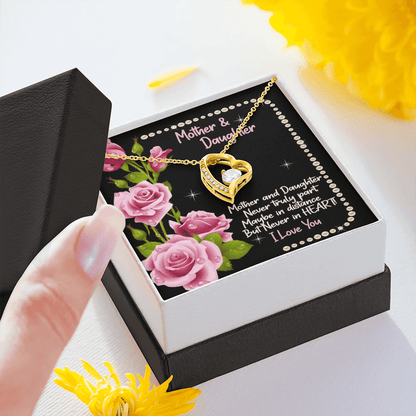 Birthday Gift For Daughter Mother And Daughter Never Truly Part Forever Love Necklace