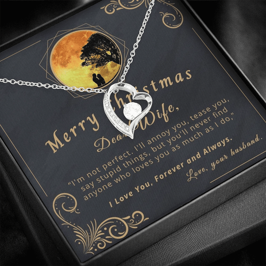 You'll Never Find Someone Loving You As Much As I Do Forever Love Necklace Gift For Wife