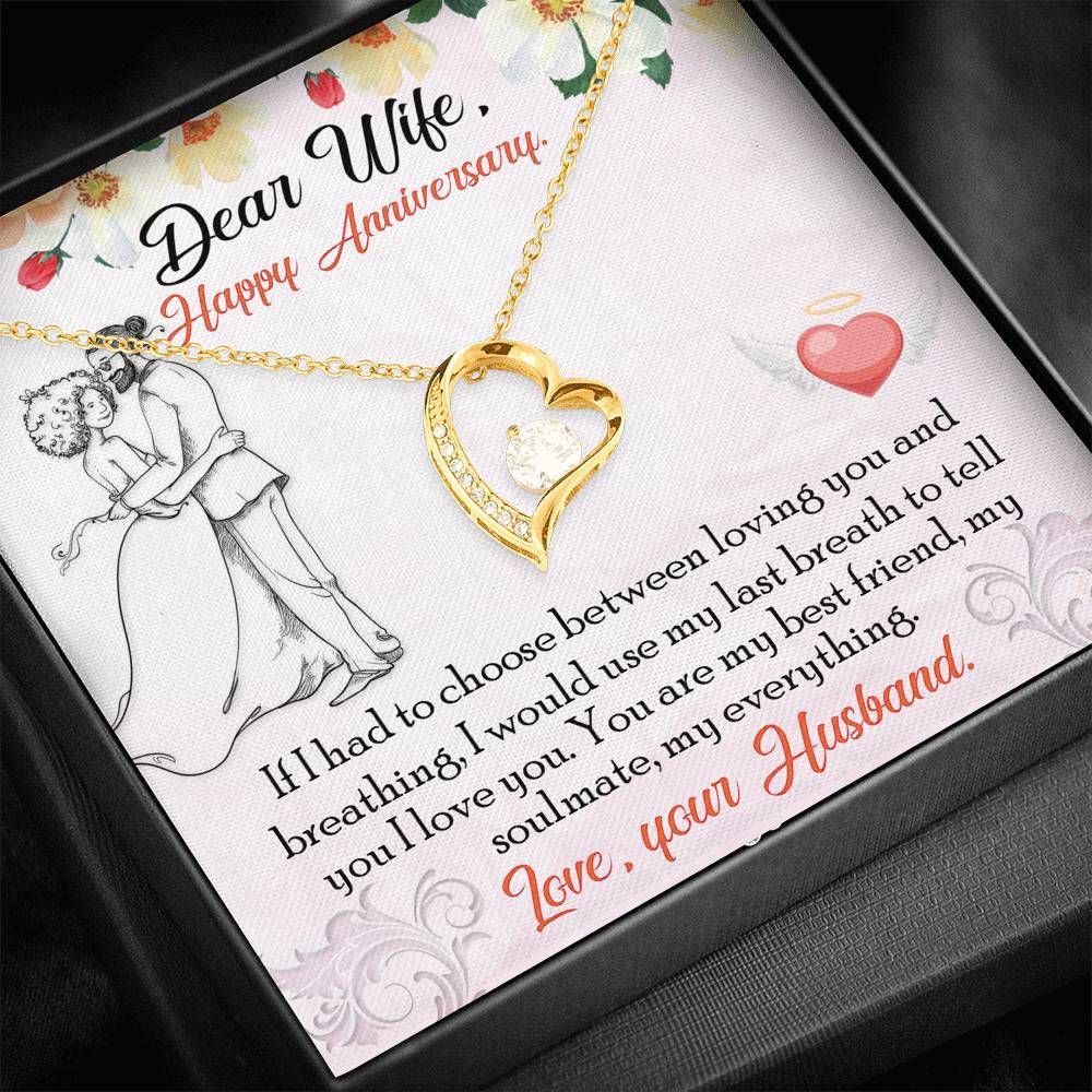 Anniversary Gift For Wife Forever Love Necklace You Are My Best Friend My Everything