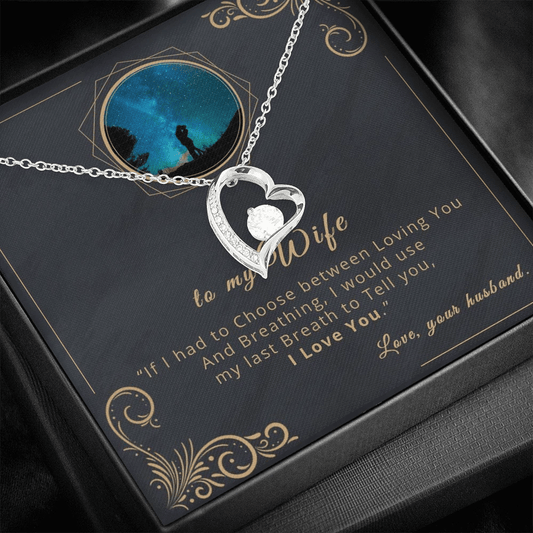 Under Moonlight If I Had To Choose Forever Love Necklace Gift For Wife