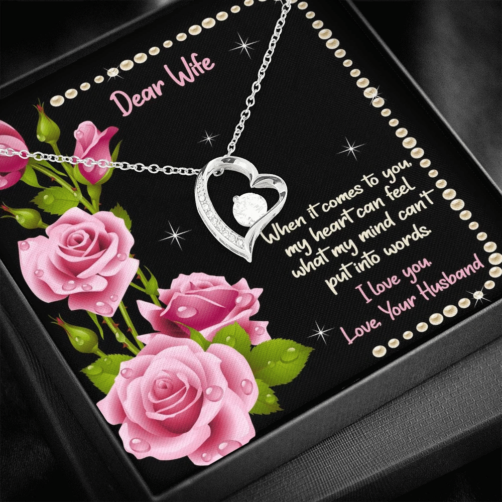 Forever Love Necklace Gift For Wife When It Comes To You