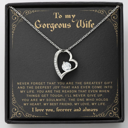 Forever Love Necklace Gift For Wife You Are The Greatest Gift