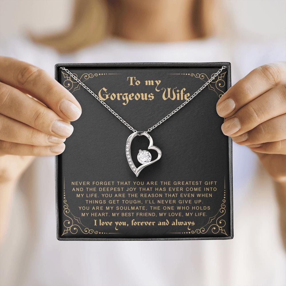 Forever Love Necklace Gift For Wife You Are The Greatest Gift