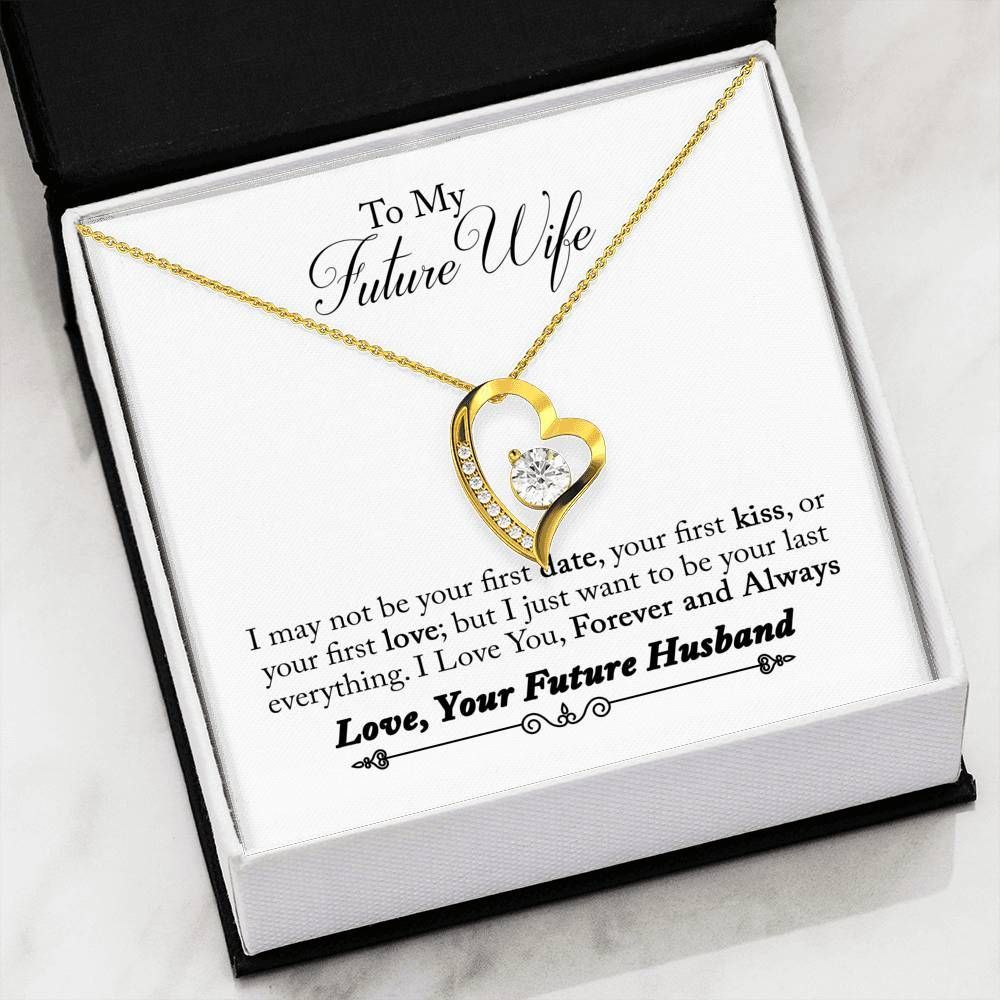 Gift For Wife Future Wife Forever Love Necklace I Love You Forever And Always