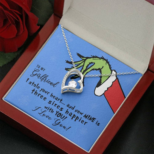 I Stole Your Heart Forever Love Necklace Gift For Girlfriend Happy Valentine's Day