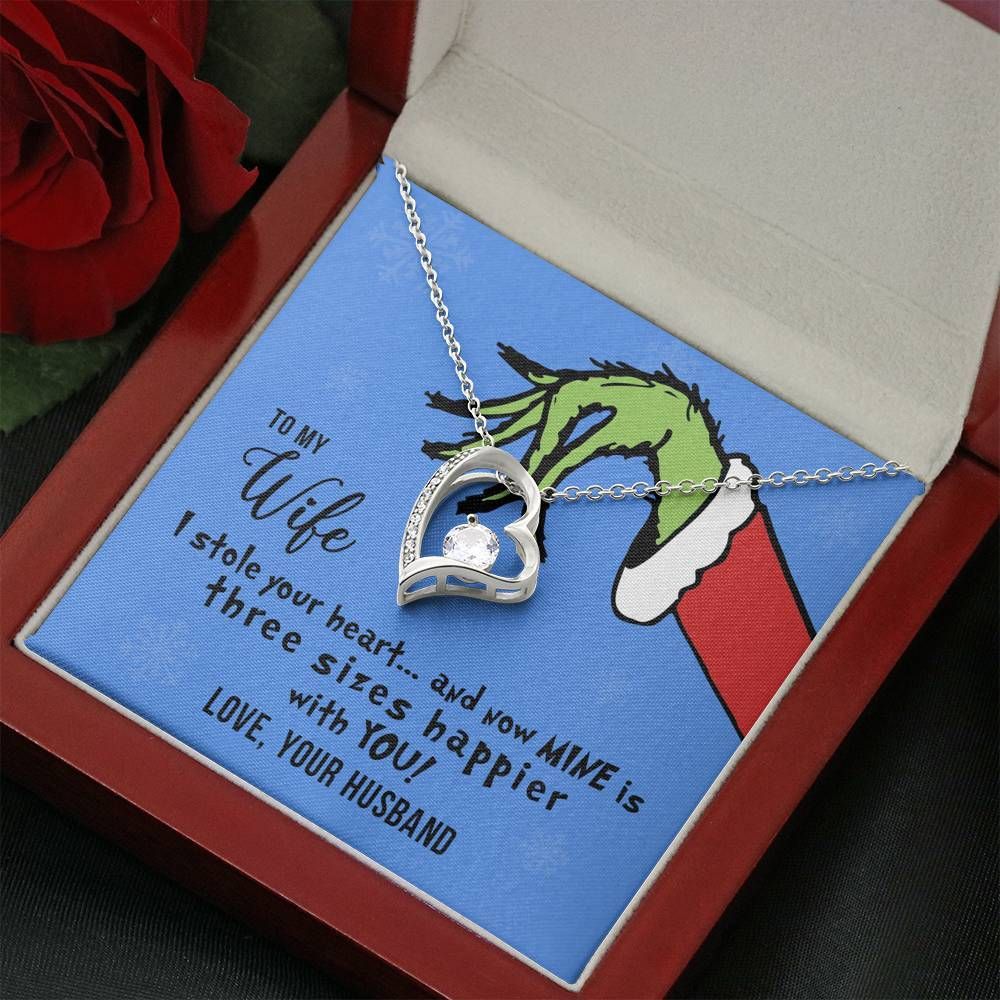 Christmas Gift For Wife I Stole Your Heart Forever Love Necklace