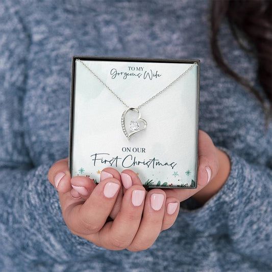 Forever Love Necklace Gift For Gorgeous On Our First Christmas