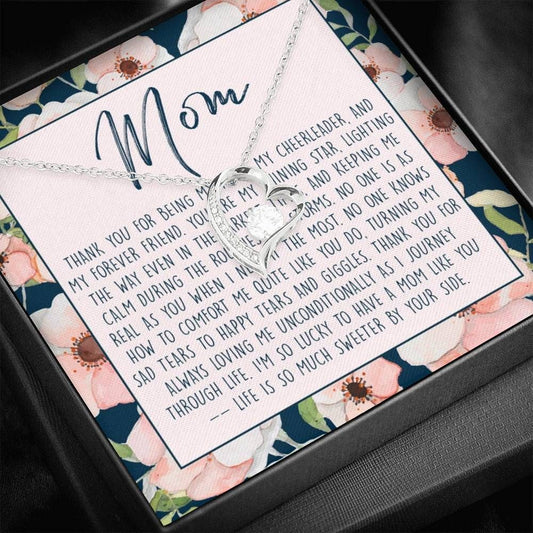 Gift For Mom Forever Love Necklace Thank You For Being My Forever Friend