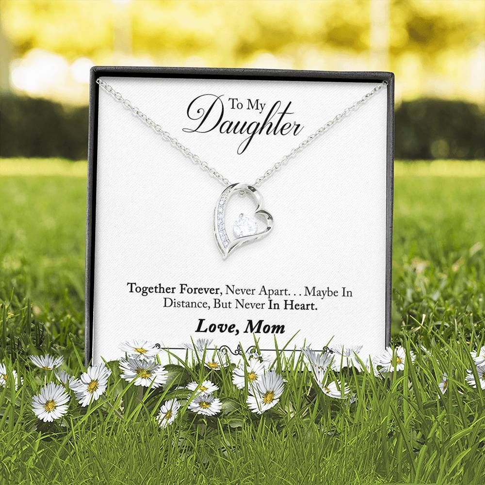 Mom Gift For Daughter Forever Love Necklace Together Forever