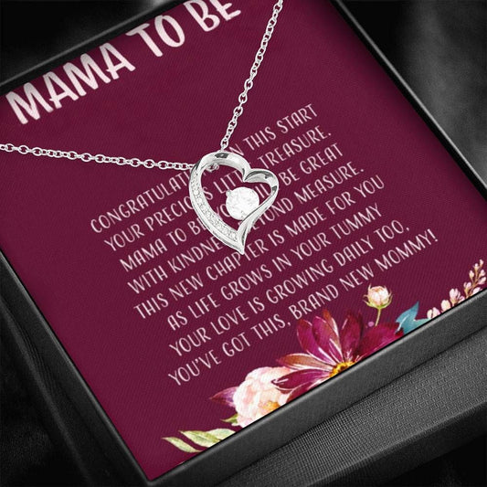 Forever Love Necklace Gift For Mom To Be Congratulation This Start