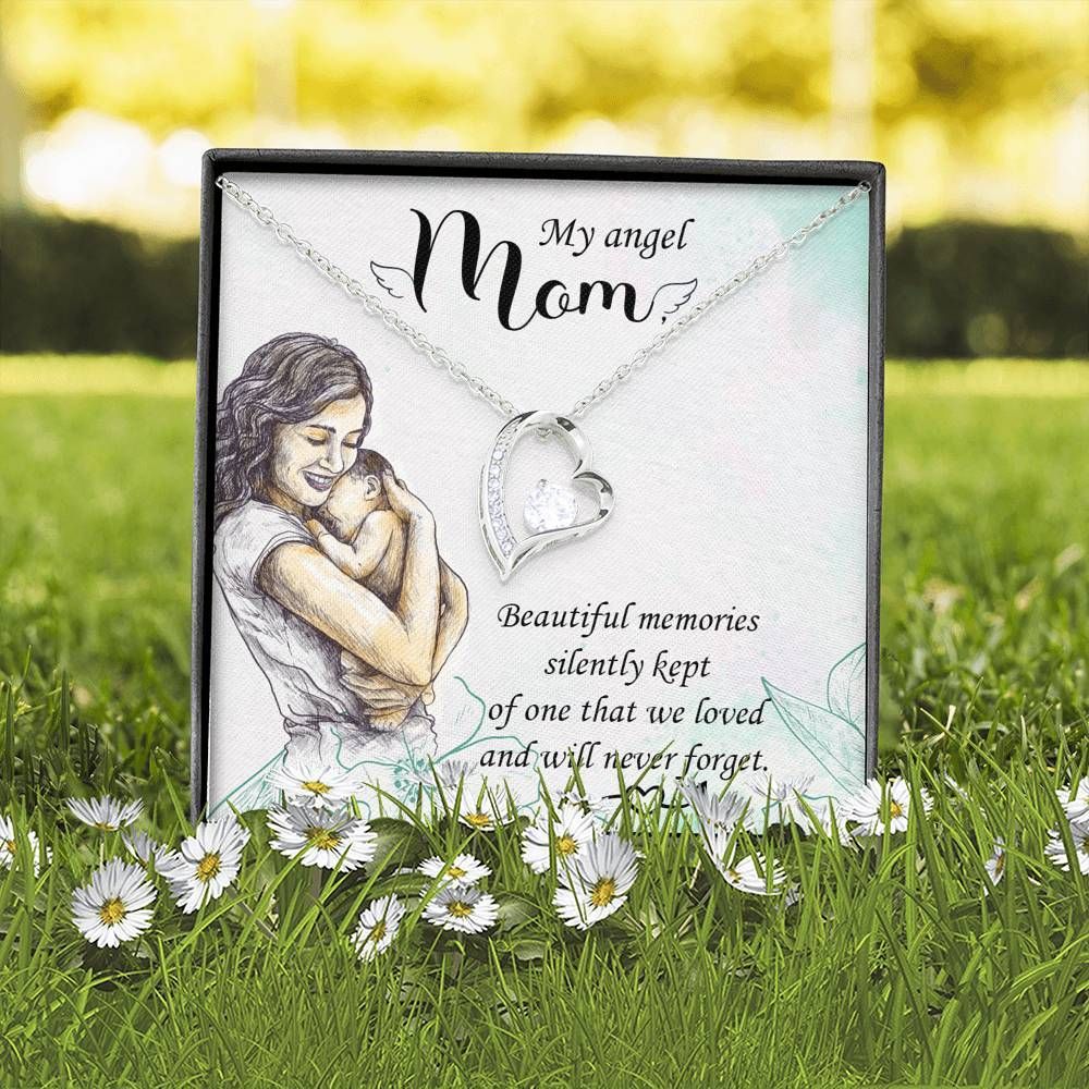 Gift For Mom Forever Love Necklace Beautiful Memories Will Never Forget