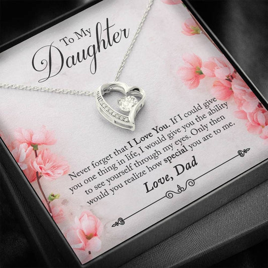 Cherry Blossom Dad Gift For Daughter Forever Love Necklace How Special You Are