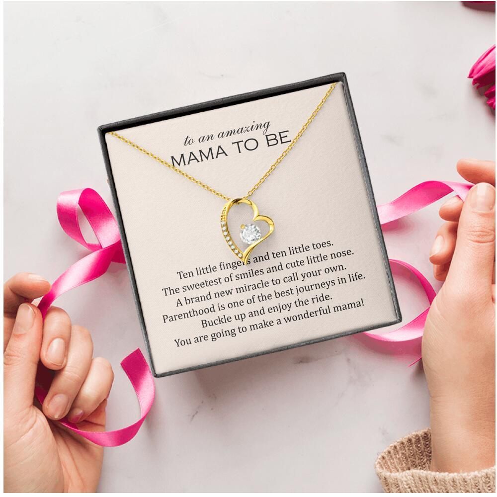 Forever Love Necklace Gift For New Mom Enjoy The Ride