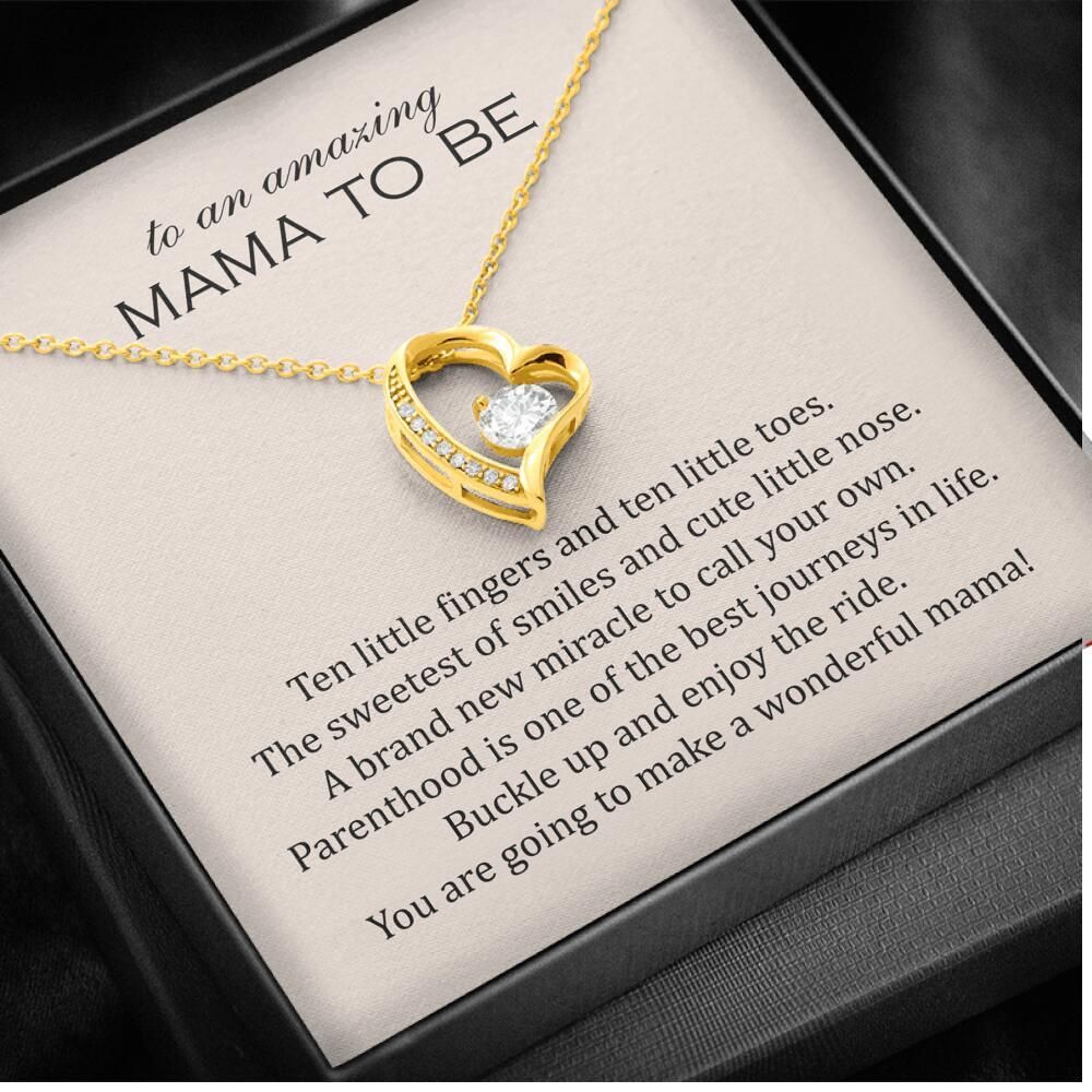 Forever Love Necklace Gift For New Mom Enjoy The Ride