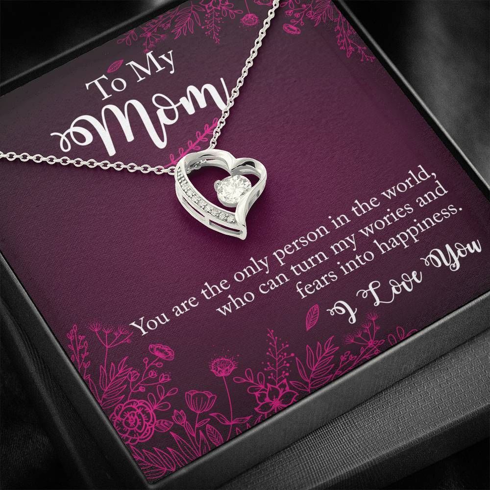 You Are The Only Person In The World I Love You Forever Love Necklace Gift For Mom