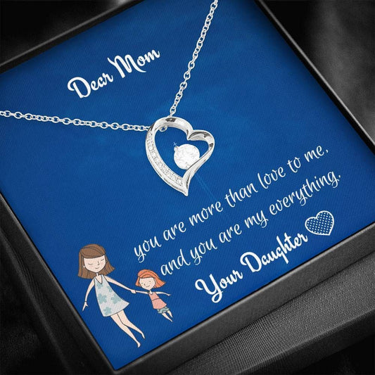 Daughter Gift For Mom Forever Love Necklace You Are My Everything