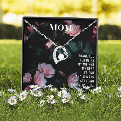 Gift For Mom Forever Love Necklace Thank You For Being My Mother