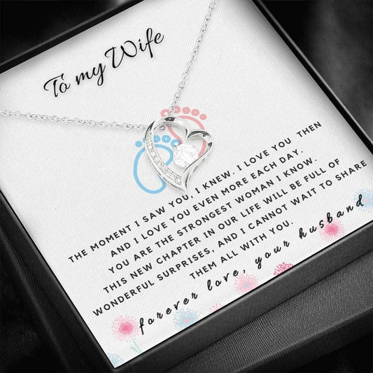 Forever Love Necklace Gift For Wife I Cannot Wait To Share Them All With You