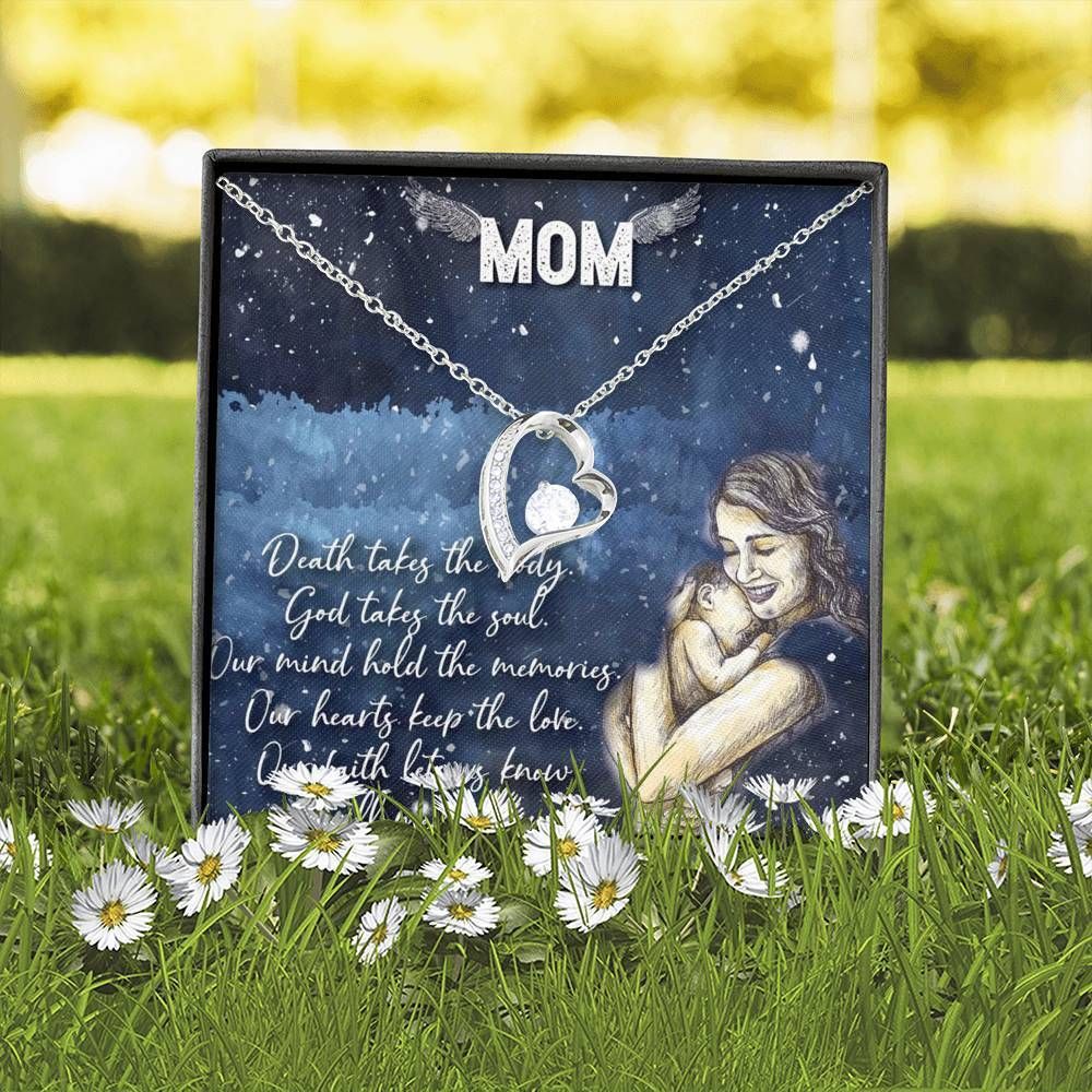 Son Gift For Mom Forever Love Necklace We Will Meet Again