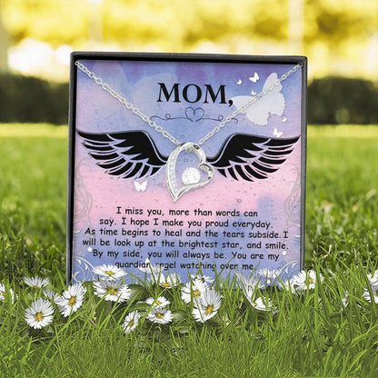 Gift For Mom Forever Love Necklace You Are My Angel Watching Over Me