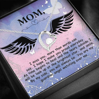 Gift For Mom Forever Love Necklace You Are My Angel Watching Over Me