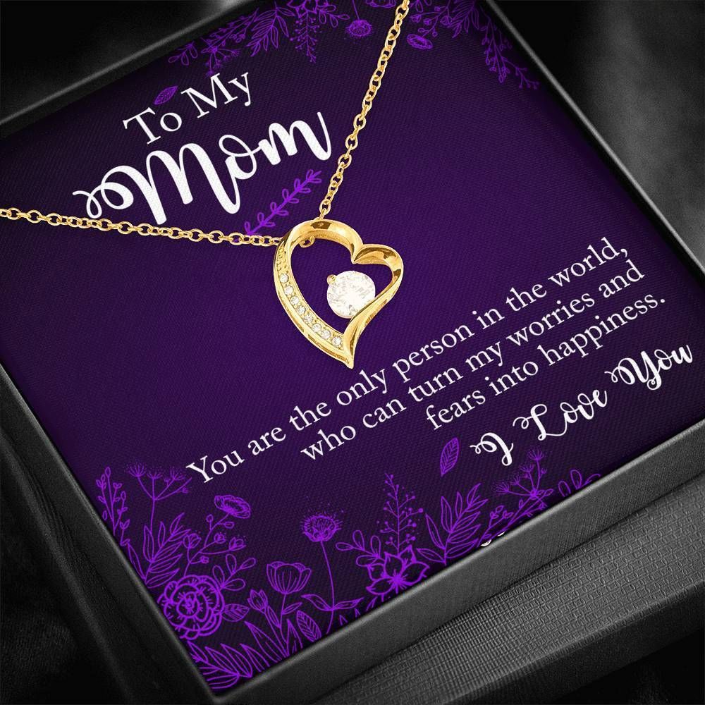 Cool Gift For Mom Forever Love Necklace You Are The Only One