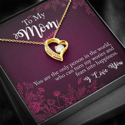 You Can Turn My Worries Into Happiness Forever Love Necklace Gift For Mom