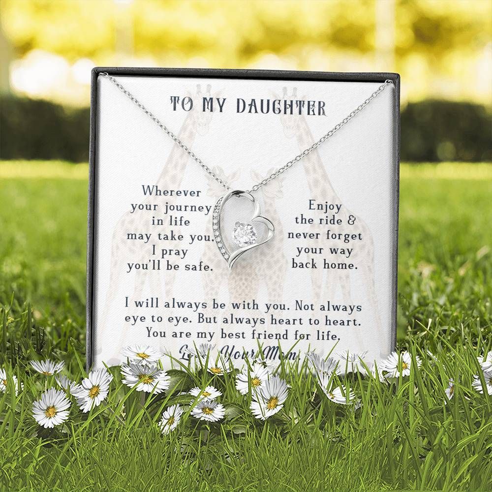 Forever Love Necklace Mom Gift For Daughter You're My Best Friend For Life