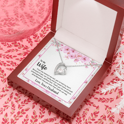 To My Wife From The Moment We Met Forever Love Necklace