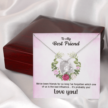 To My Best Friend We've Been Friends For So Long Forever Love Necklace