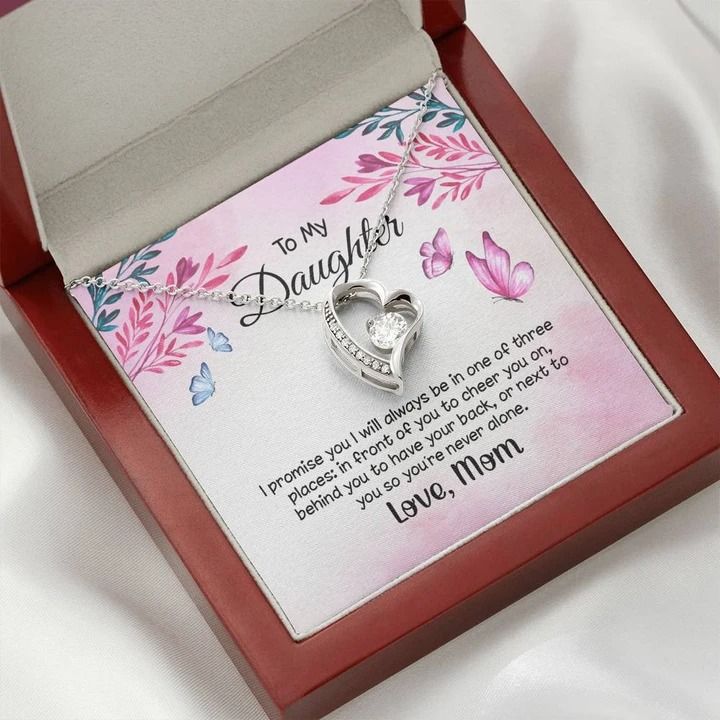 To My Daughter I Promise You Forever Love Necklace