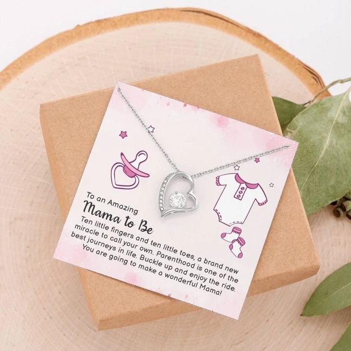 To An Amazing Mama To Be Forever Love Necklace