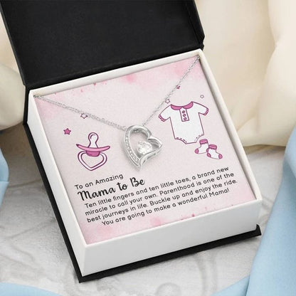 To An Amazing Mama To Be Forever Love Necklace