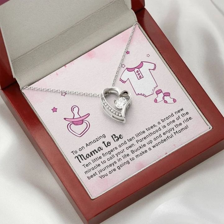 To An Amazing Mama To Be Forever Love Necklace