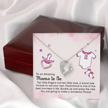 To An Amazing Mama To Be Forever Love Necklace