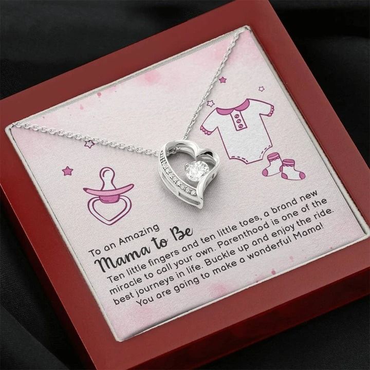 To An Amazing Mama To Be Forever Love Necklace