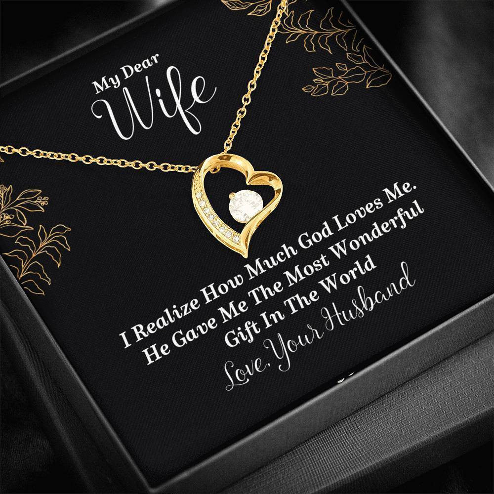 How Much God Loves Me Forever Love Necklace Gift For Wife 