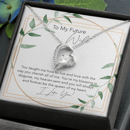 Forever Love Necklace Future Wife You Cherish All Of Me Gift For Wife 