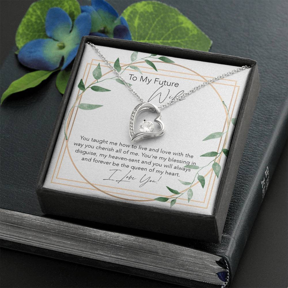 Forever Love Necklace Future Wife You Cherish All Of Me Gift For Wife 