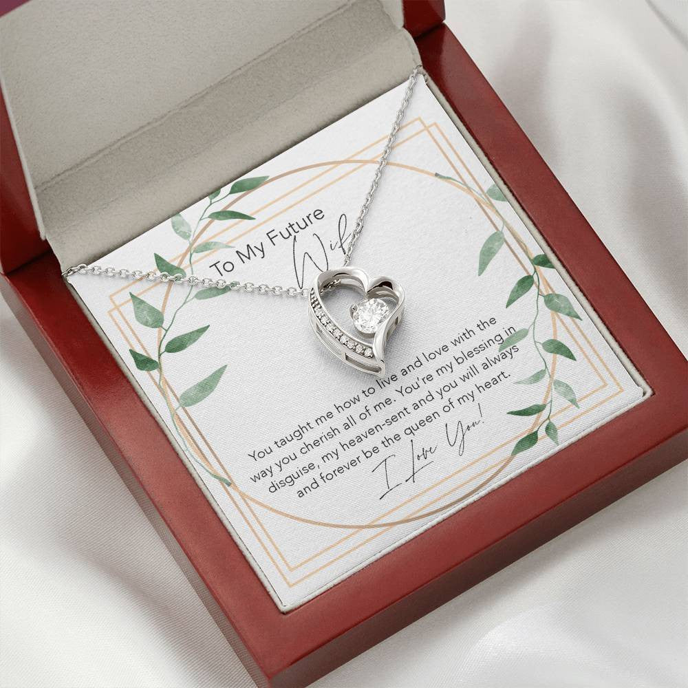 Forever Love Necklace Future Wife You Cherish All Of Me Gift For Wife 