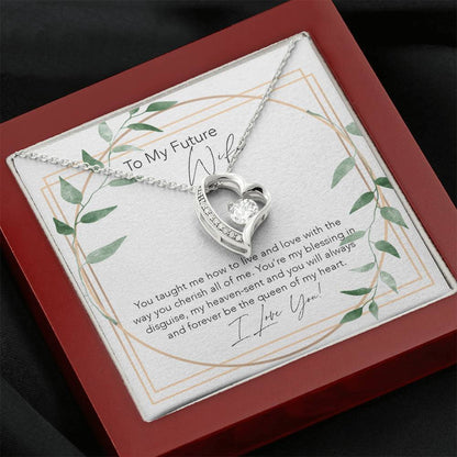 Forever Love Necklace Future Wife You Cherish All Of Me Gift For Wife 