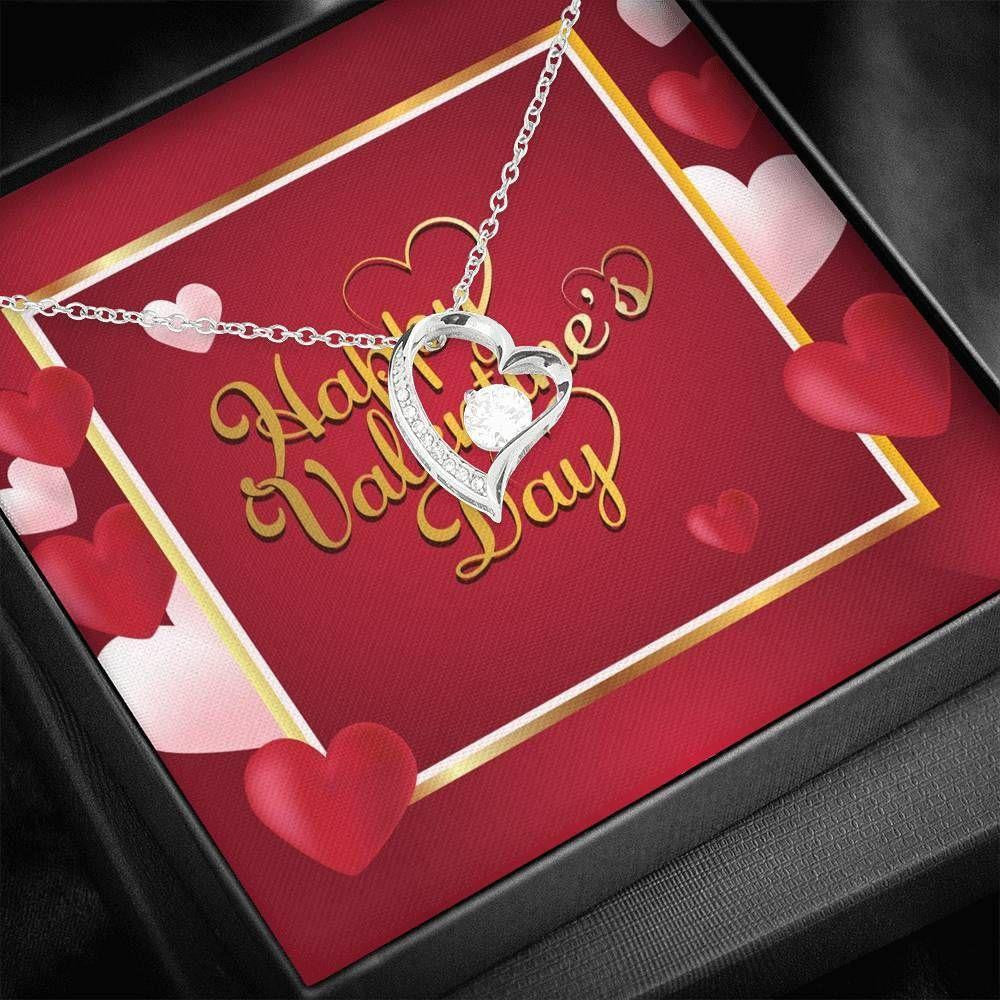 Valentine Gift For Her Thanks For Always Be My Love Forever Love Necklace