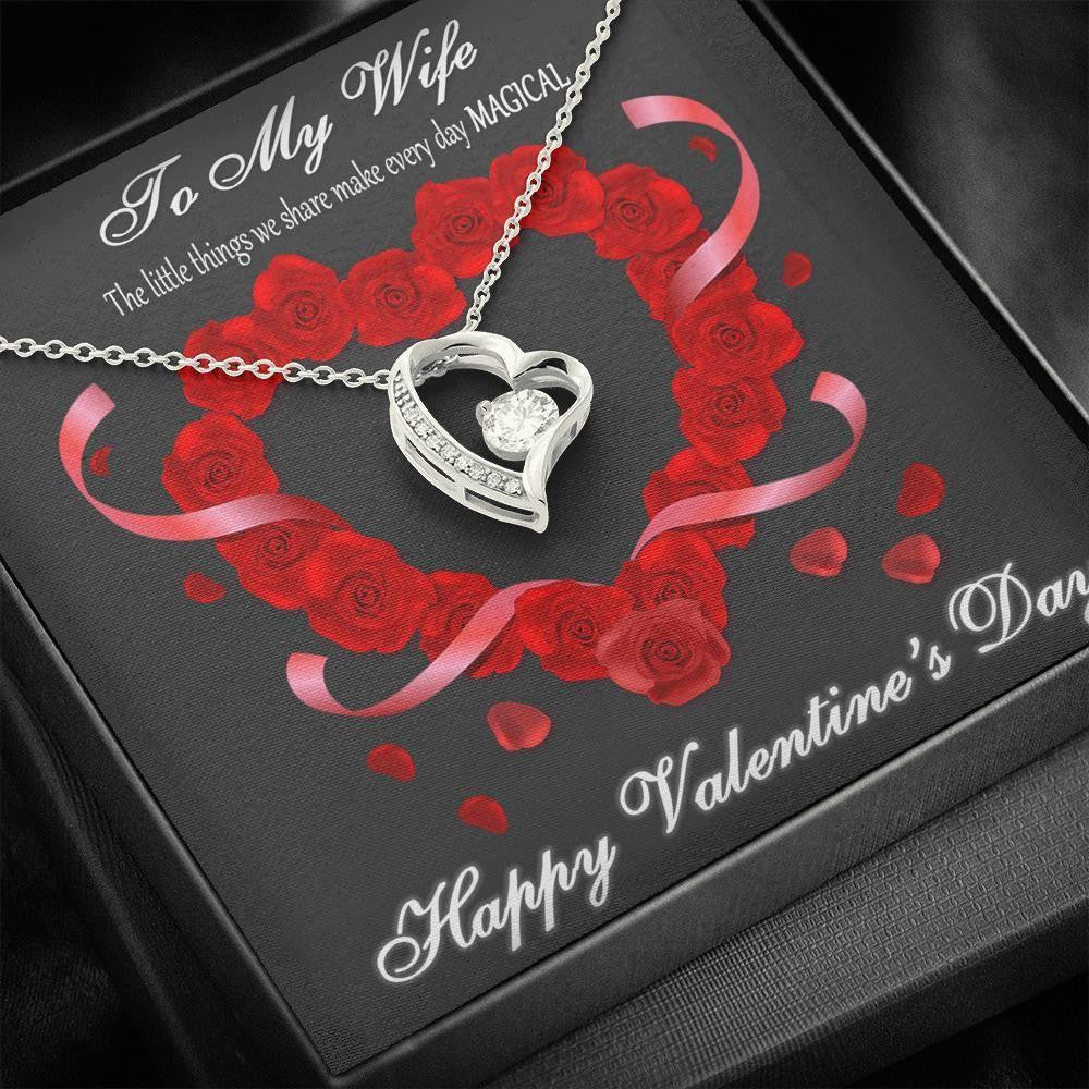 Valentines Day Romantic Gift For Wife Forever Love Necklace The Little Things We Share