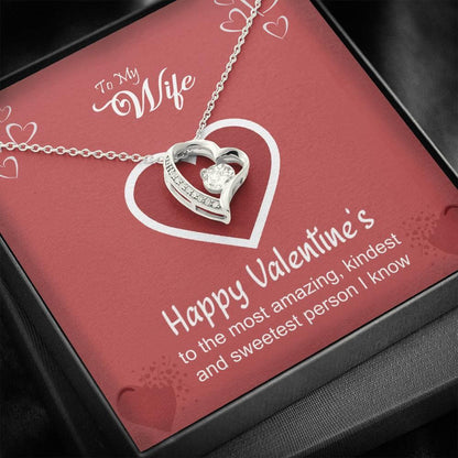 Forever Love Necklace Valentine Gift For Wife The Kindest Person