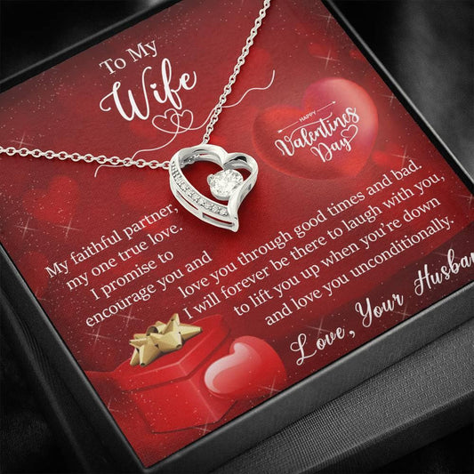 Valentine's Day Gift For Wife My Faithful Partner Forever Love Necklace