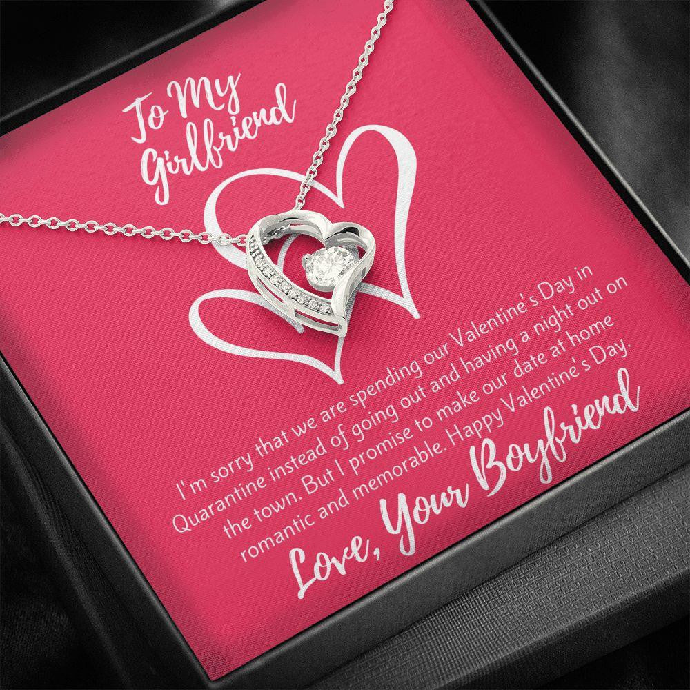 Gift For Girlfriend Make Out Date Romantic And Memorable Forever Love Necklace