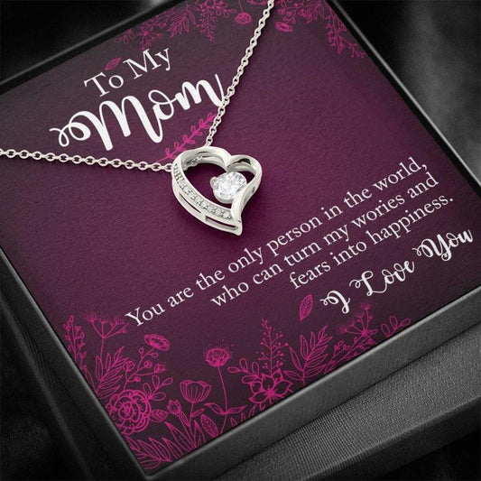 Forever Love Necklace Gift For Mom You Are The Only Person In The World